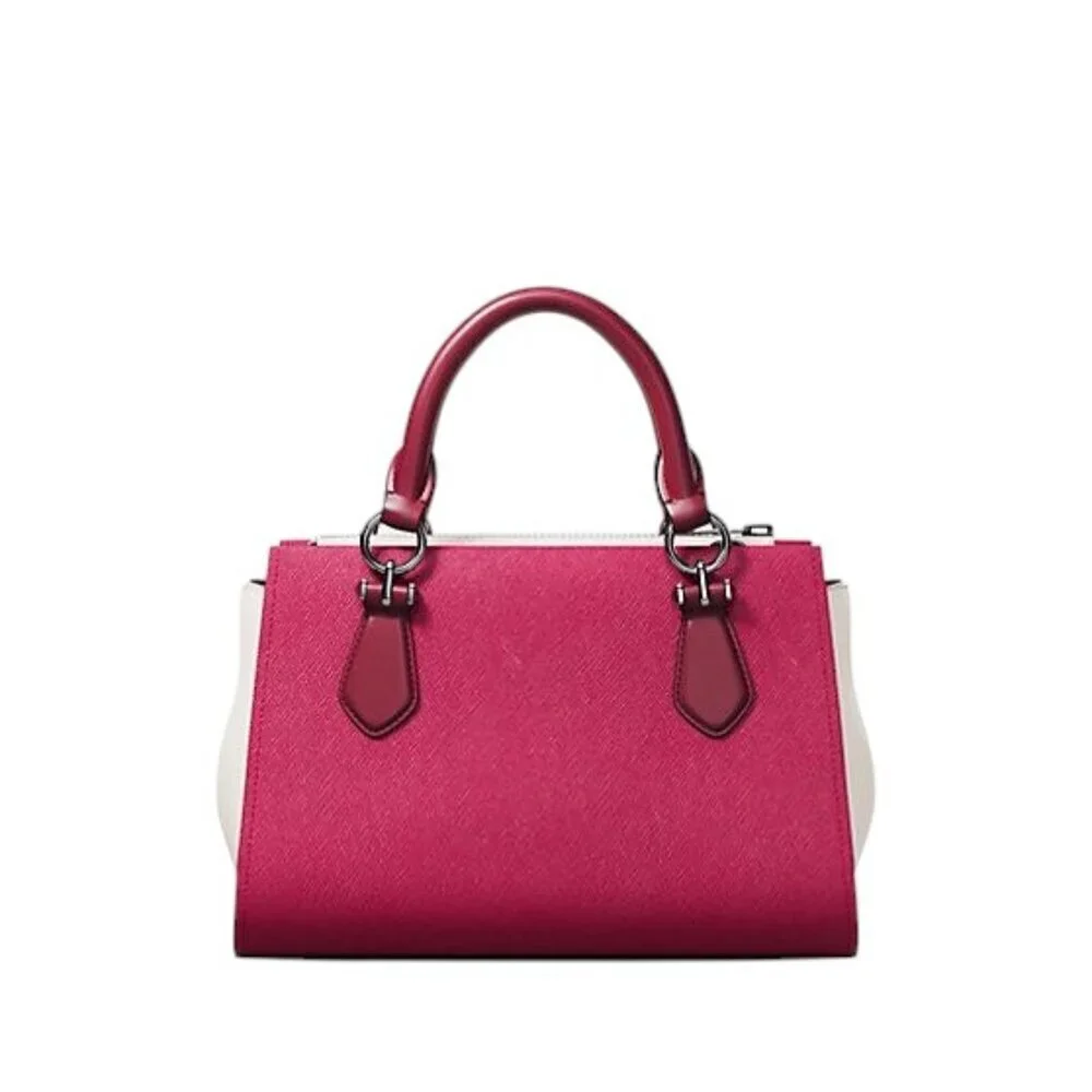 MICHAEL KORS Marilyn Small Color-Block Saffiano Leather Messenger Bag – NWT